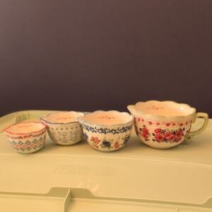 The Pioneer Woman Floral Nesting Measuring Cups Set